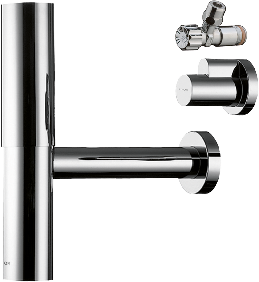 HANSGROHE Flowstar #51304950 - Sada sifonů v designu kartáčované mosazi