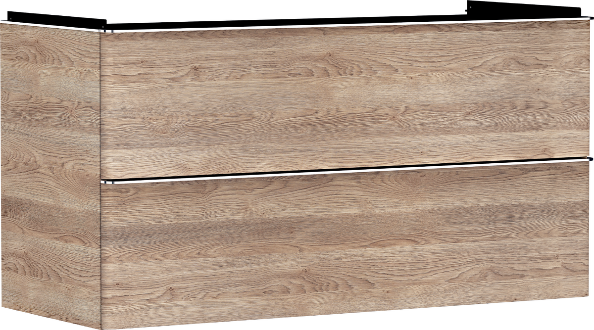 HANSGROHE Xelu Q toaletní skříňka přírodní dub 1180/475 se 2 zásuvkami na umyvadlo #54037000 - přírodní dub
