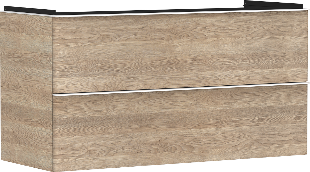HANSGROHE Xelu Q Skříňka pod umyvadlo přírodní dub 1180/475 se 2 zásuvkami #54037700 - přírodní dub