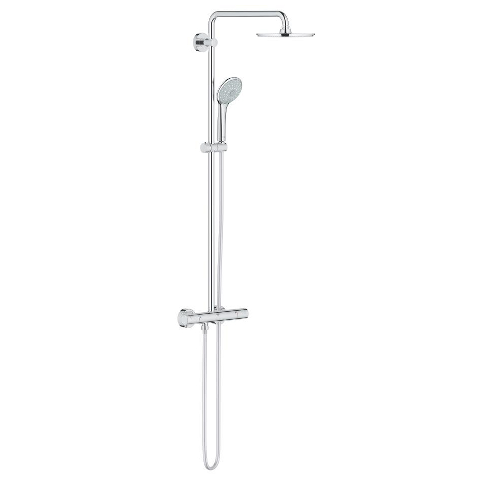 GROHE Euphoria System 210 Sprchový systém s termostatem na zeď Chrom #27964000
