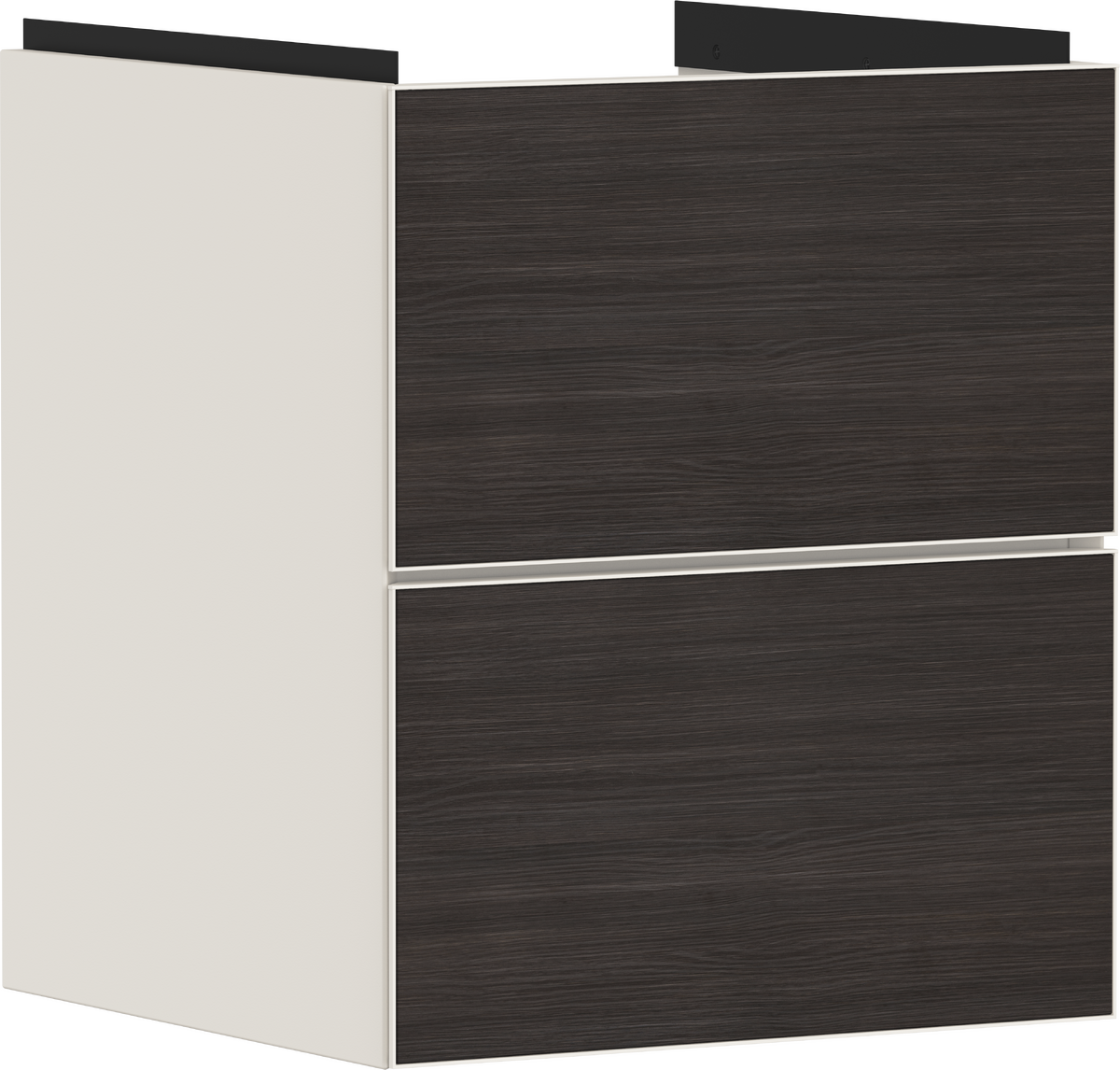 HANSGROHE Xevolos E Skříňka pod umyvadlo písková matná béžová 480/475 pro umývátko, se 2 zásuvkami #54173730 - písková matná béžová