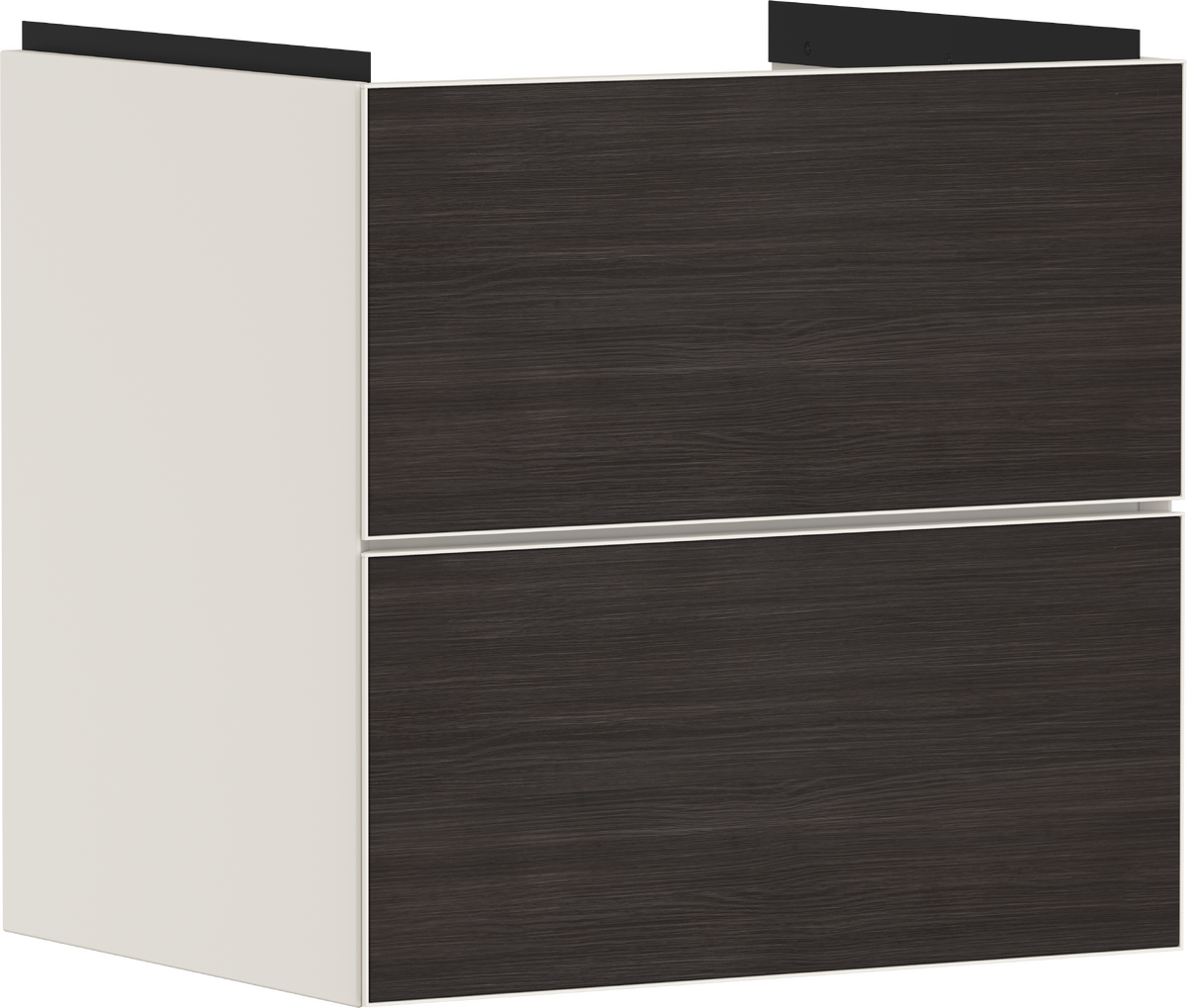 HANSGROHE Xevolos E Skříňka pod umyvadlo písková matná béžová 580/475 se 2 zásuvkami #54176730 - písková matná béžová