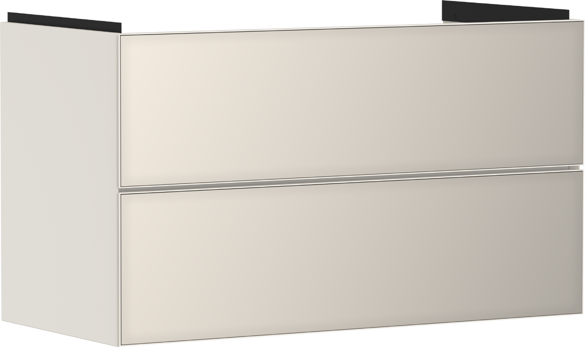 HANSGROHE Xevolos E Skříňka pod umyvadlo písková matná béžová 980/475 se 2 zásuvkami #54182790 - písková matná béžová