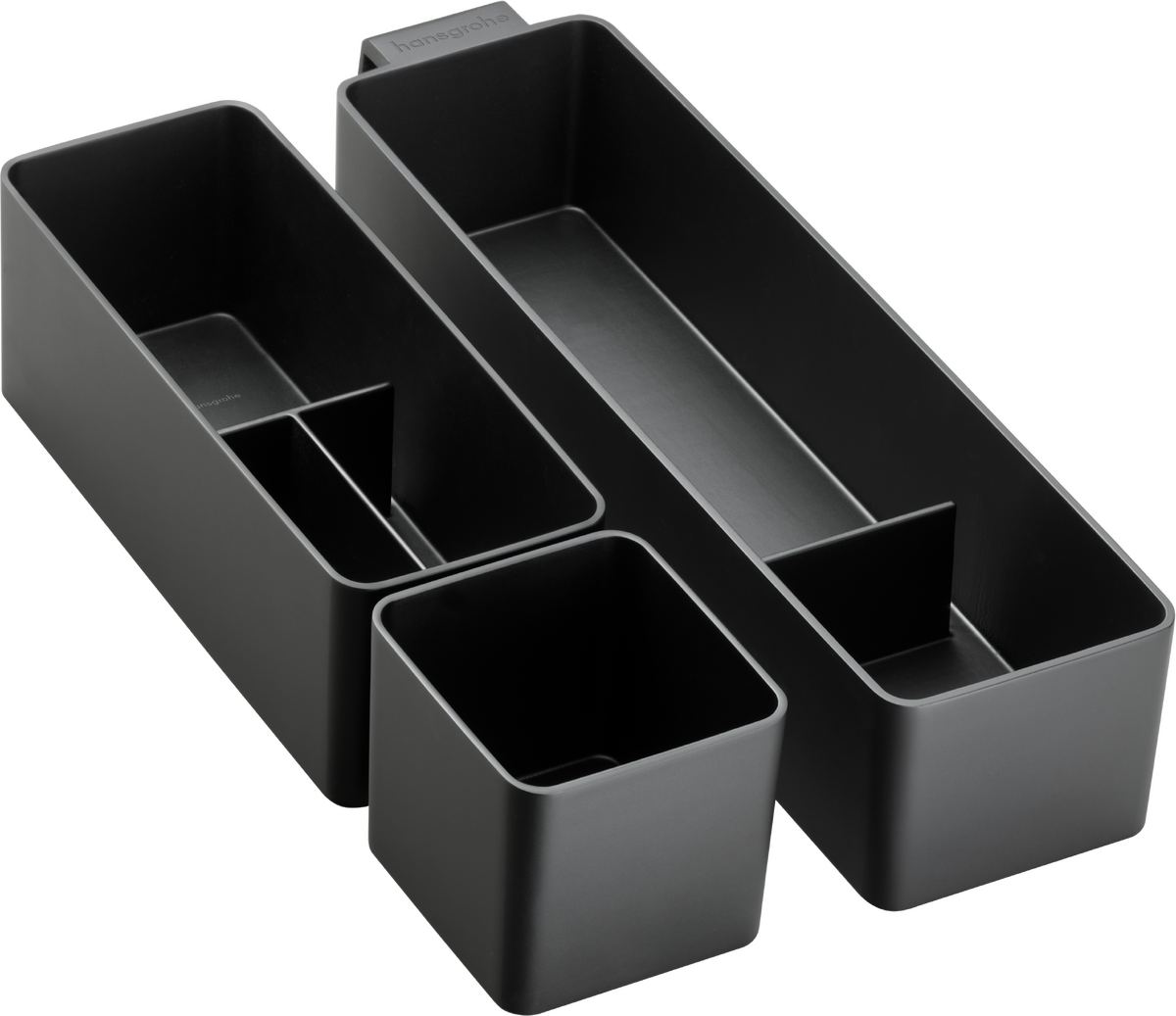 HANSGROHE IntraStoris Sada úložných boxů 100/345 #54224670 - matná černá