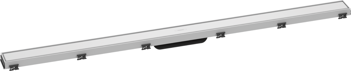 HANSGROHE RainDrain Match Vrchní sada sprchového žlabu 1200 s výškově stavitelným rámem #56042700 - matná bílá
