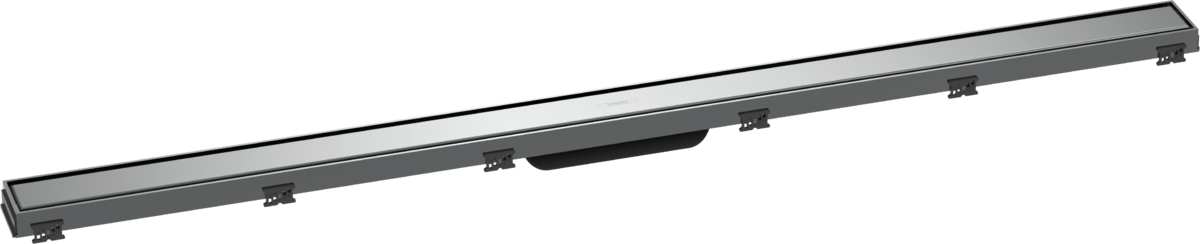 HANSGROHE RainDrain Match prefabrikovaná sada sprchového žlabu 1200 s výškově nastavitelným rámem #56042000 - chrom