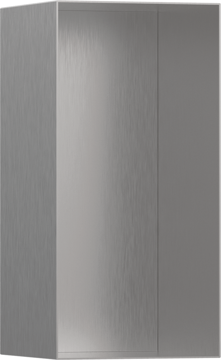 HANSGROHE XtraStoris Minimalistic Stěnový výklenek bez rámu 300/150/140 #56076800 - kartáčovaná nerezová ocel