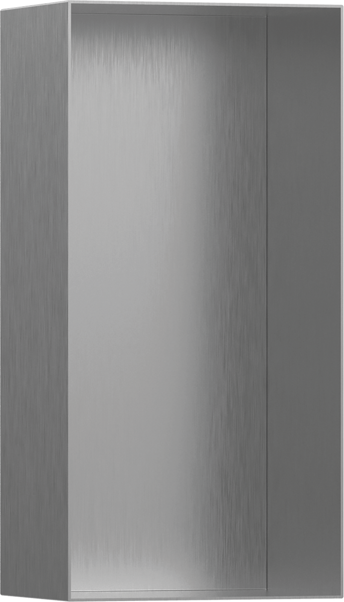 HANSGROHE XtraStoris Minimalistic Stěnový výklenek bez rámu 300/150/100 #56070800 - kartáčovaná nerezová ocel