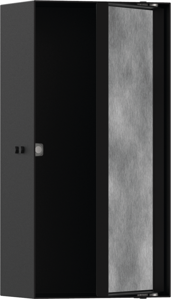 HANSGROHE XtraStoris Rock Stěnový výklenek s možností obkladu dvířek 300/150/100 #56082670 - matná černá