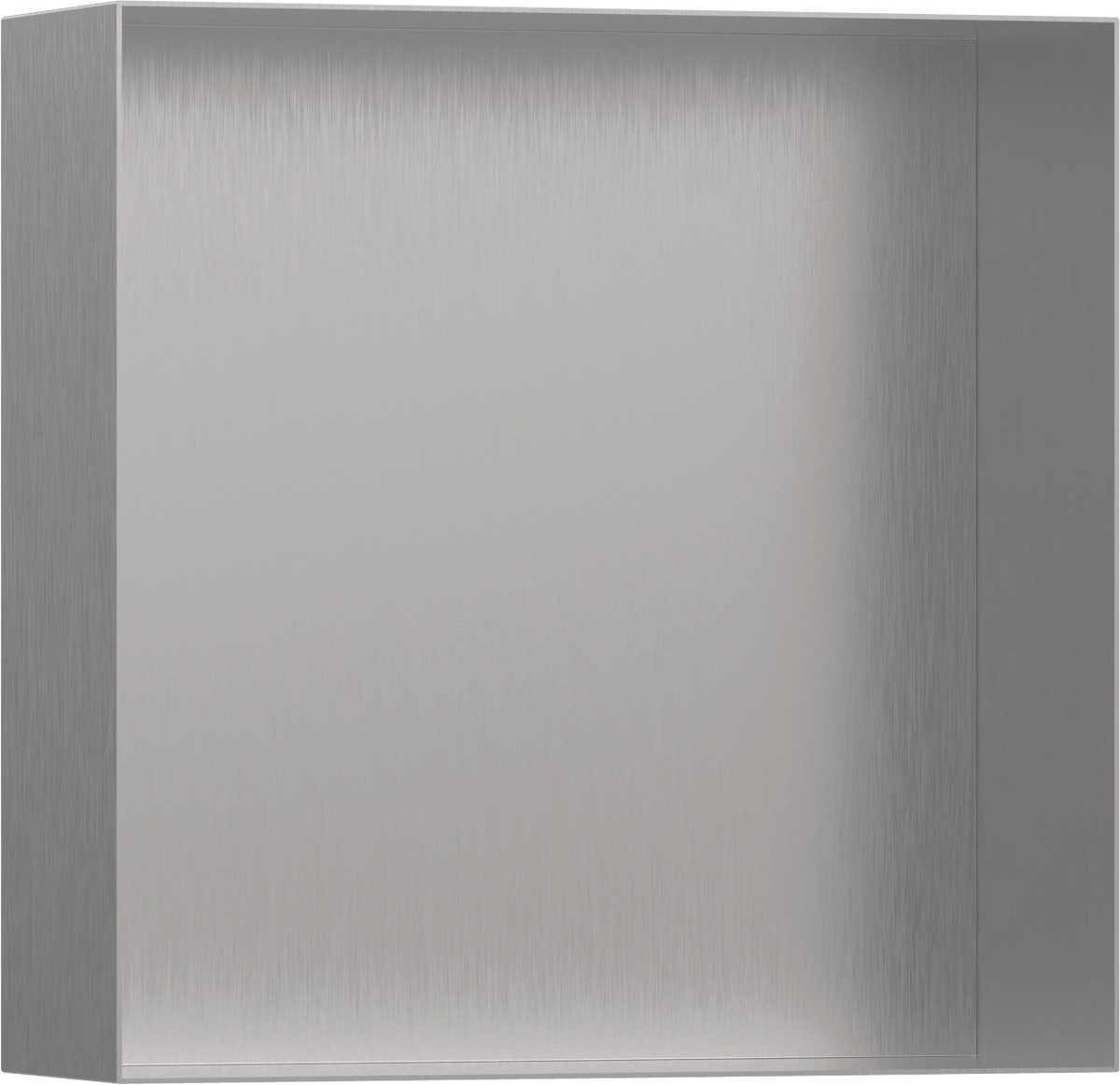 HANSGROHE XtraStoris Minimalistic Stěnový výklenek bez rámu 300/300/100 #56073800 - kartáčovaná nerezová ocel