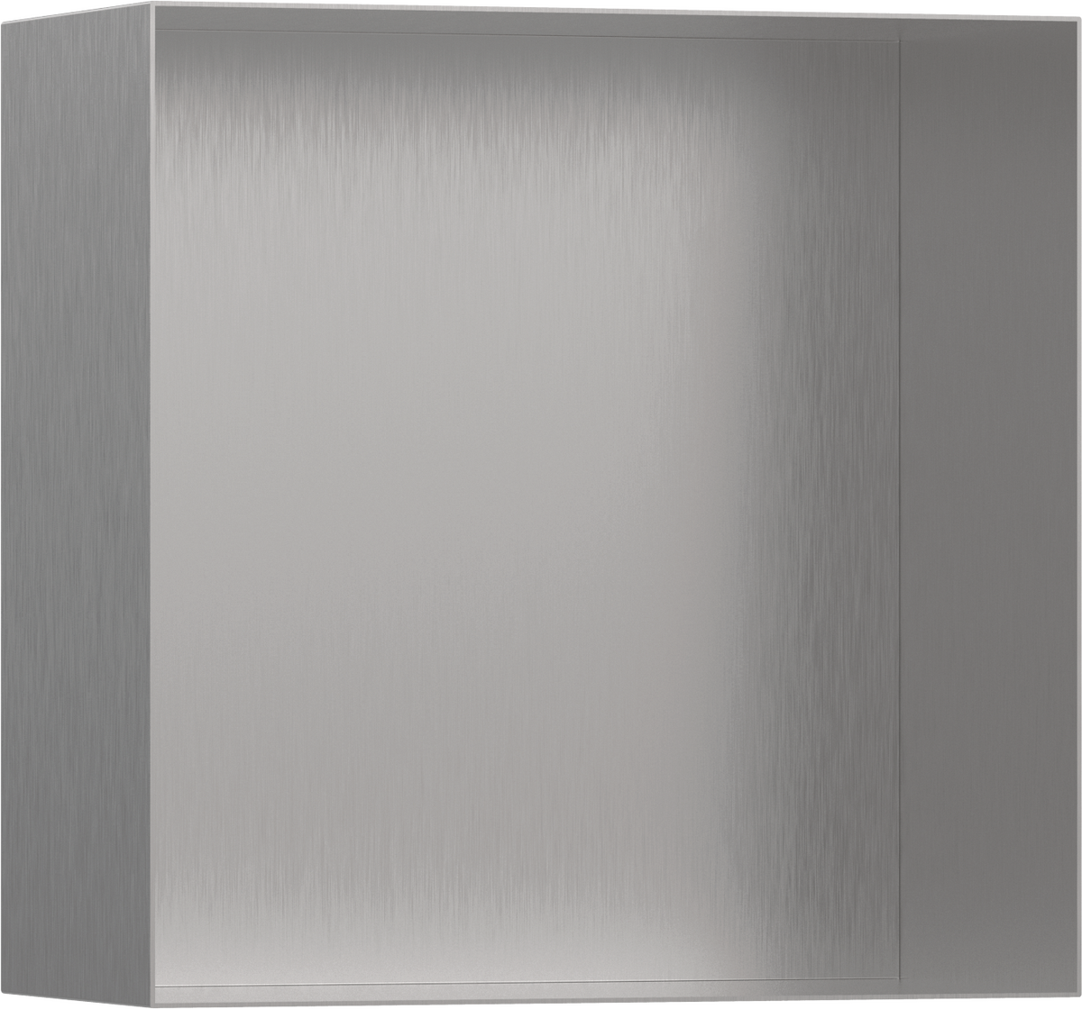 HANSGROHE XtraStoris Minimalistic Stěnový výklenek bez rámu 300/300/140 #56079800 - kartáčovaná nerezová ocel