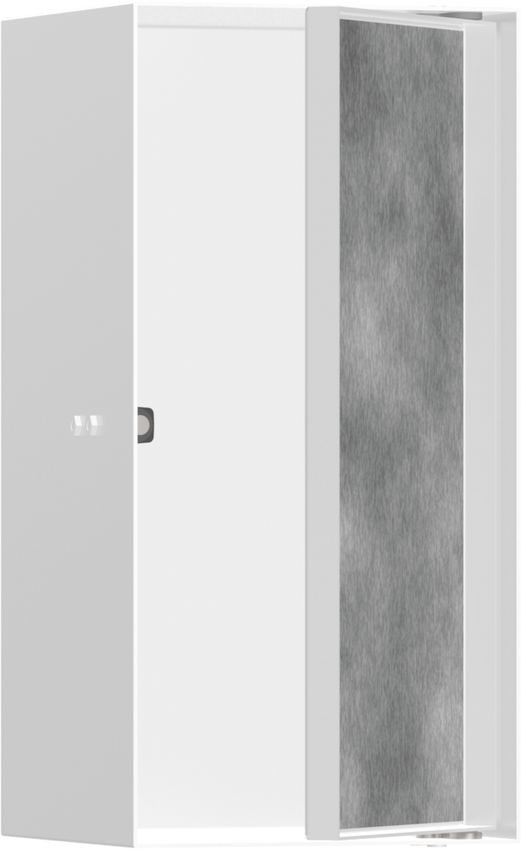 HANSGROHE XtraStoris Rock Stěnový výklenek s možností obkladu dvířek 300/150/140 #56088700 - matná bílá