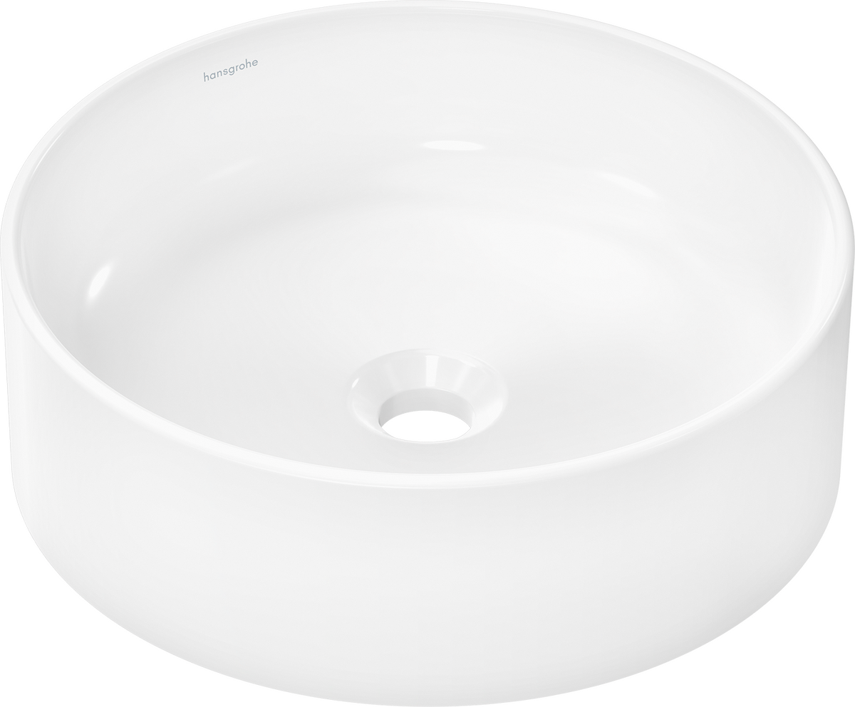 HANSGROHE Xuniva S Umyvadlová mísa 400/400 bez otvoru pro baterii a přepadu, SmartClean #61071450 - bílá