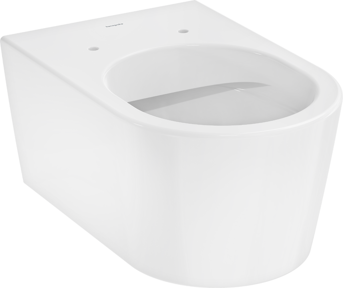 HANSGROHE EluPura S Závěsná WC mísa 540 bez splachovacího okraje AquaFall Flush, SmartClean #61118450 - bílá