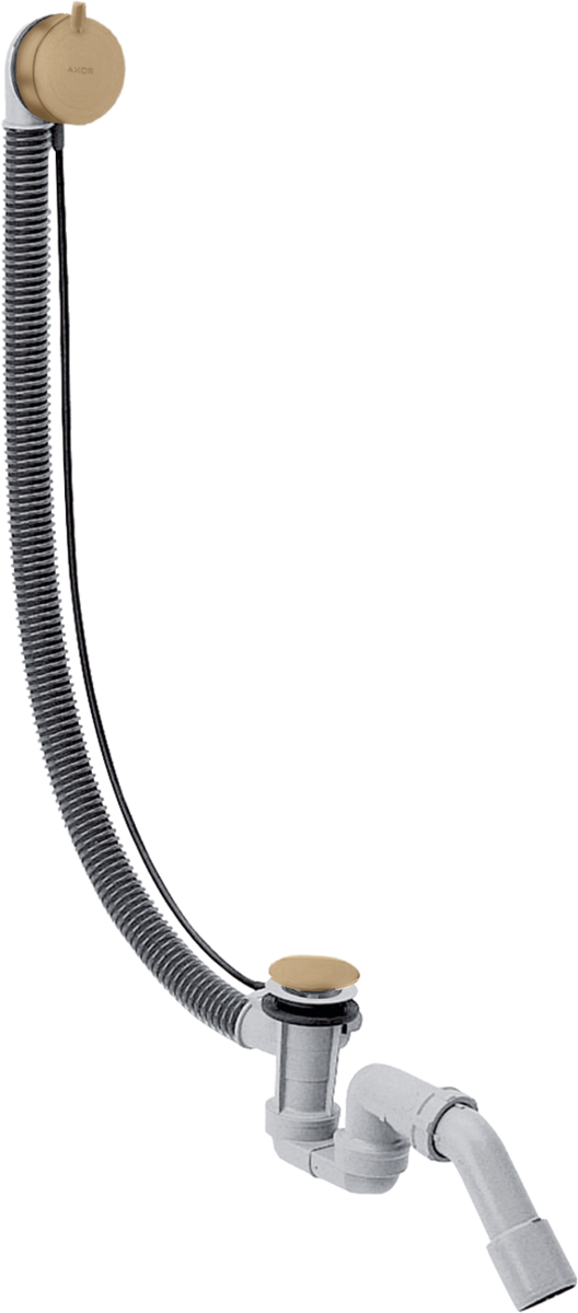 HANSGROHE Úplná sada s odtokovou a přepadovou soupravou pro speciální vany #58318140 - kartáčovaný bronz