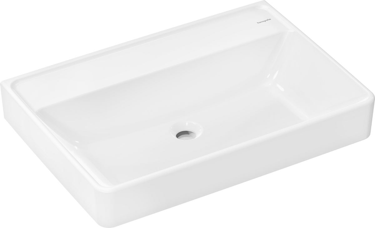 HANSGROHE Xanuia Q Umyvadlo 700/480 bez otvoru pro baterii a bez přepadu #60224450 - bílá