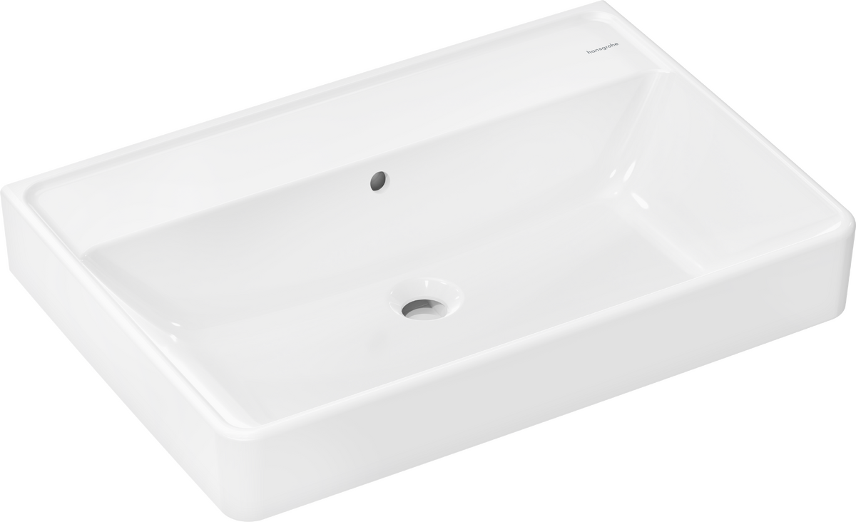 HANSGROHE Xanuia Q Umyvadlo 700/480 bez otvoru pro baterii, s přepadem #60222450 - bílá