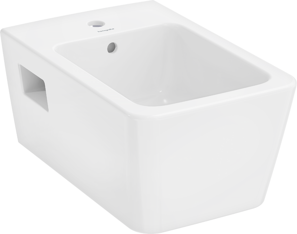 HANSGROHE EluPura Original Q Závěsný bidet 540 s otvorem pro baterii a přepadem, SmartClean #61172450 - bílá