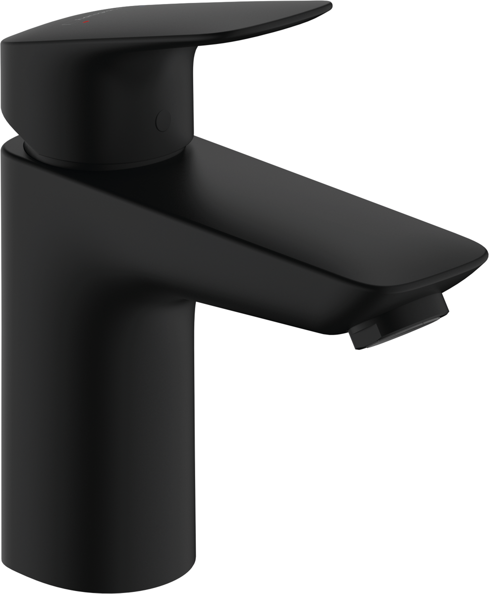 HANSGROHE Logis Páková umyvadlová baterie 100 s odtokovou soupravou Push-Open #71107670 - matná černá