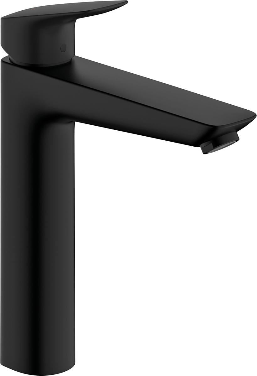 HANSGROHE Logis Páková umyvadlová baterie 190 s odtokovou soupravou s táhlem #71090670 - matná černá