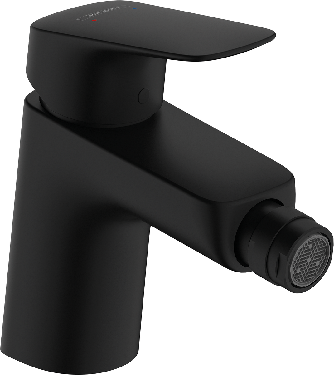 HANSGROHE Logis Páková bidetová baterie 70 s odtokovou soupravou s táhlem #71204670 - matná černá