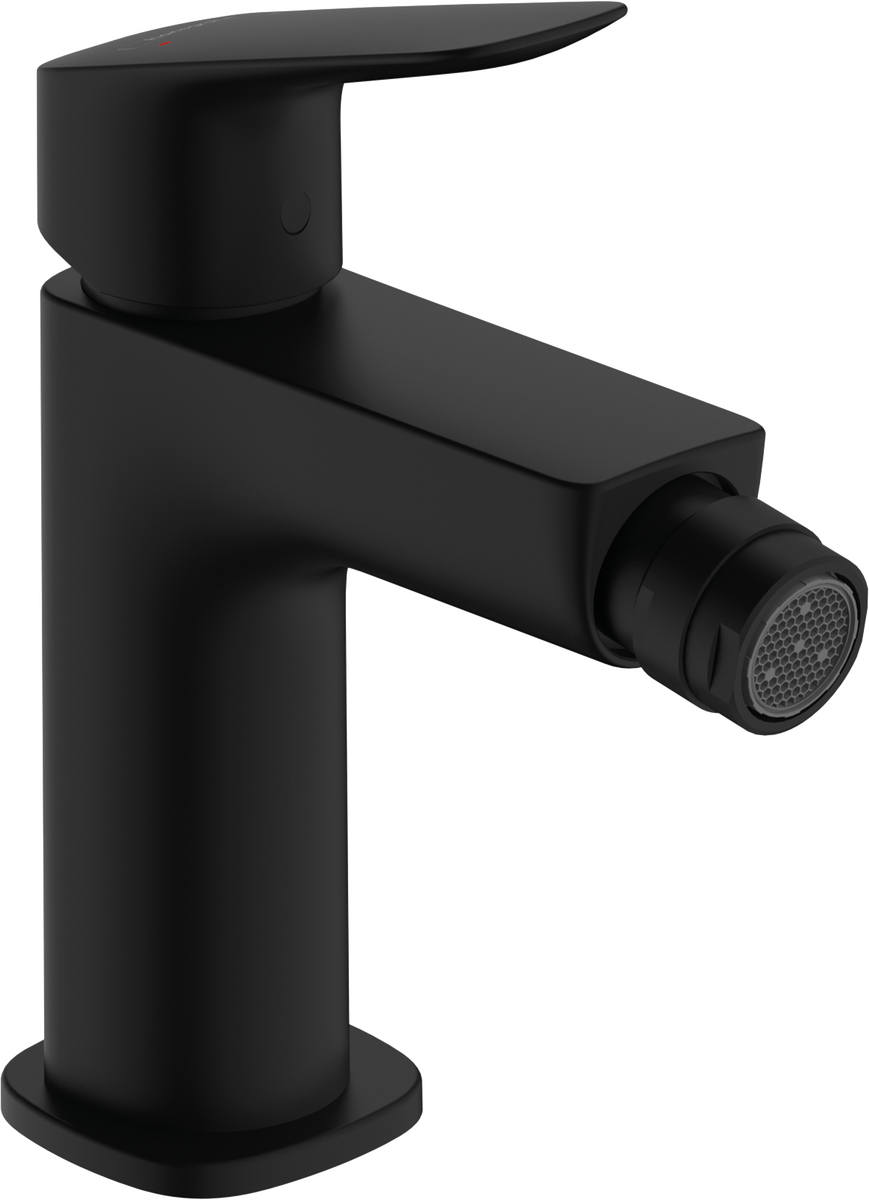 HANSGROHE Logis Páková bidetová baterie 110 Fine s odtokovou soupravou s táhlem #71201670 - matná černá