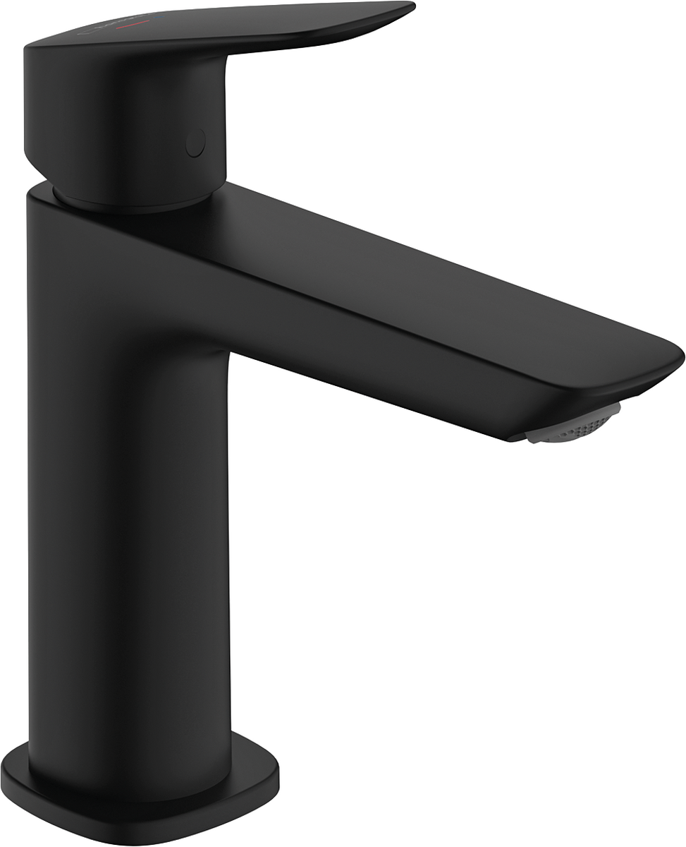 HANSGROHE Logis Páková umyvadlová baterie 110 Fine CoolStart s odtokovou soupravou s táhlem #71254670 - matná černá