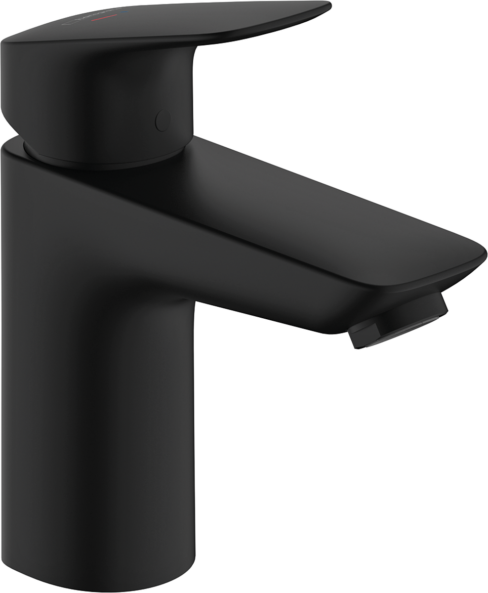HANSGROHE Logis Páková umyvadlová baterie 100 CoolStart bez odtokové soupravy #71103670 - matná černá