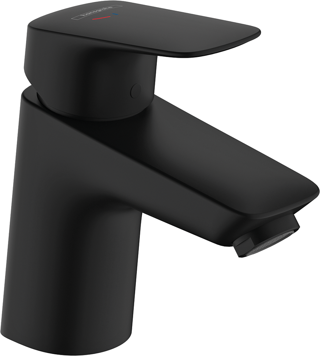 HANSGROHE Logis Páková umyvadlová baterie 70 CoolStart s odtokovou soupravou s táhlem #71072670 - matná černá