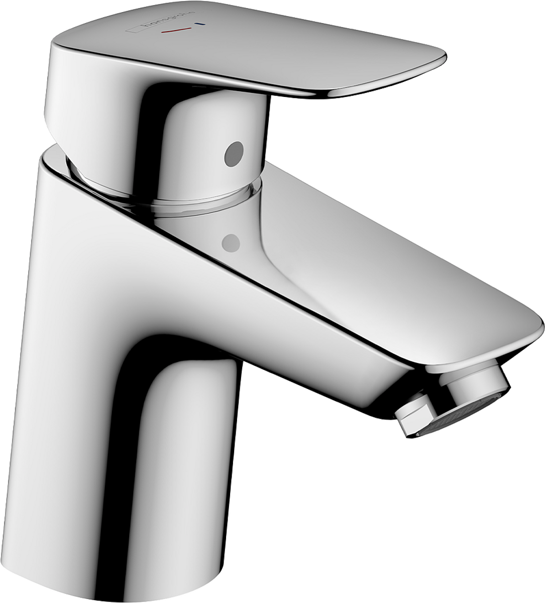 HANSGROHE Logis Páková umyvadlová baterie 70 CoolStart bez odtokové soupravy #71073000 - chrom