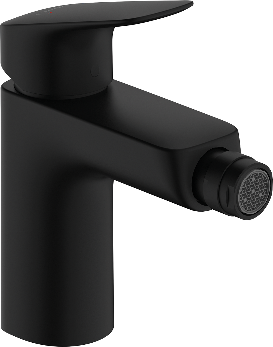 HANSGROHE Logis Páková bidetová baterie 100 s odtokovou soupravou s táhlem #71200670 - matná černá