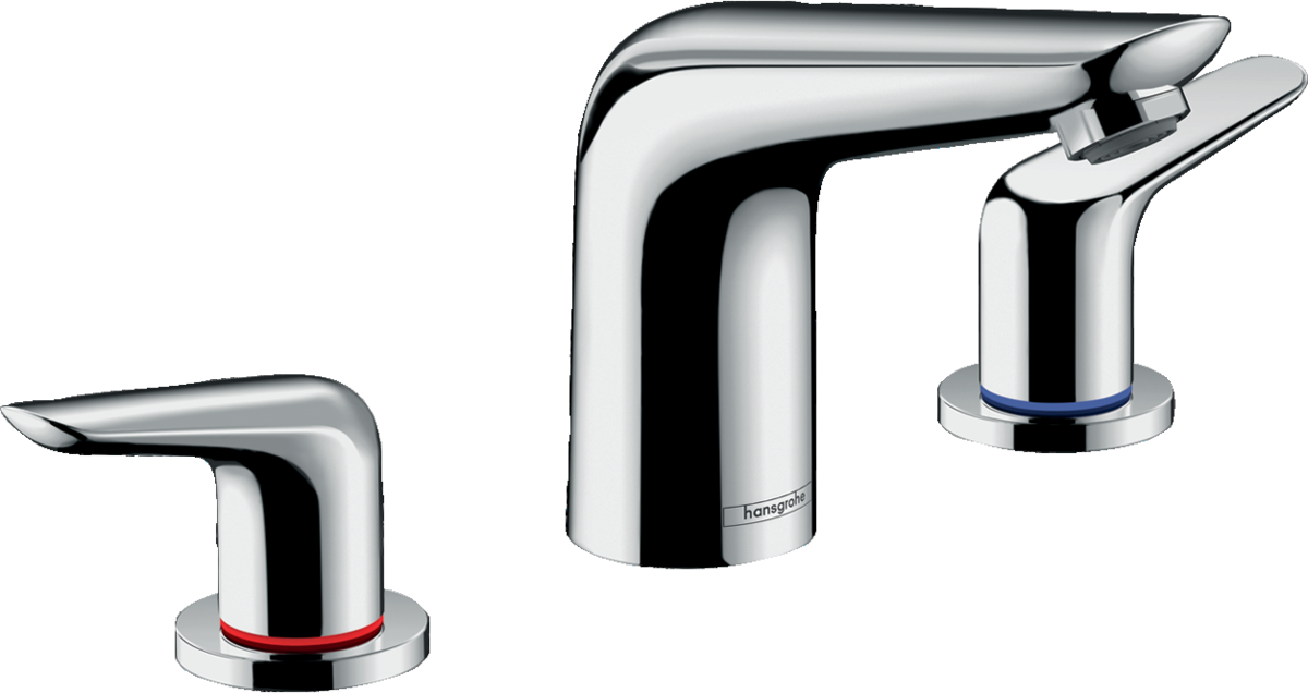 HANSGROHE Novus 3otvorová umyvadlová baterie 100 s výsuvným odpadem #71140000