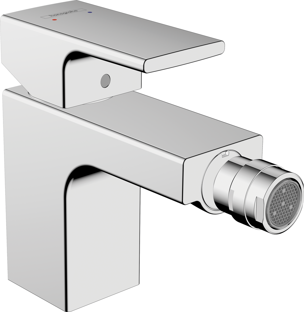 HANSGROHE Vernis Shape Páková bidetová baterie s odtokovou soupravou s táhlem #71211000 - chrom