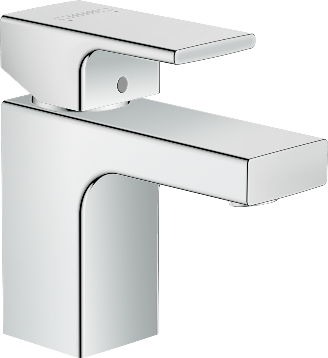 HANSGROHE Vernis Shape Páková umyvadlová baterie 70 s izolovaným vedením vody a odtokovou soupravou s táhlem #71560000 - chrom