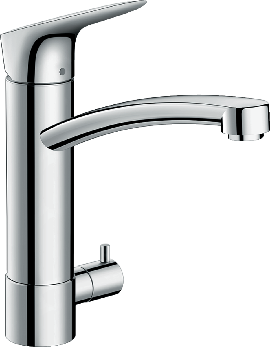 HANSGROHE Logis M31 jednopáková kuchyňská baterie 220, uzavírací ventil spotřebiče, 1 tryska #71834000