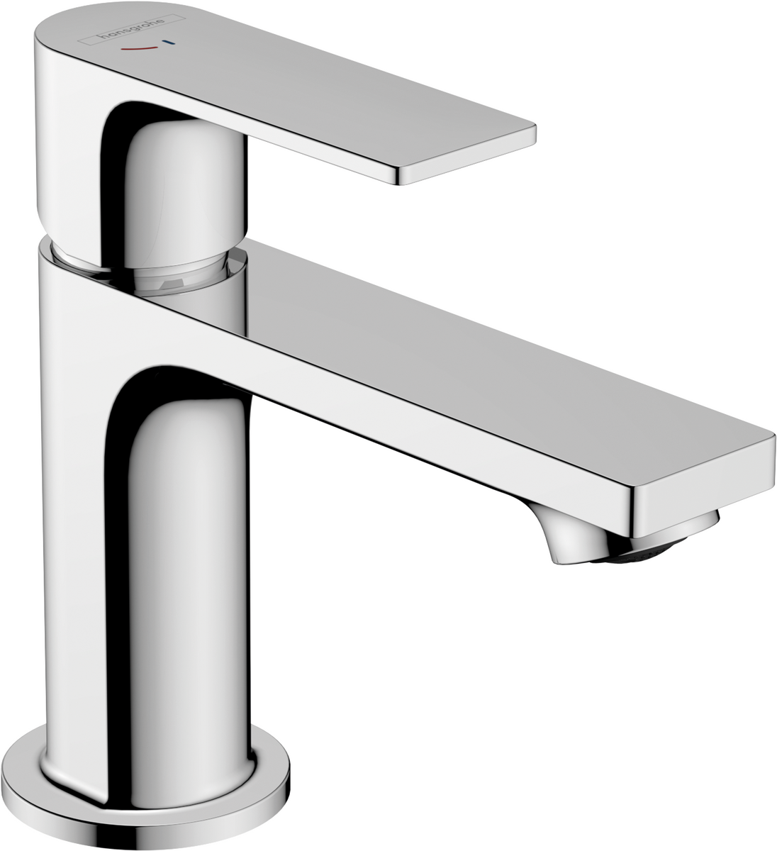 HANSGROHE Rebris E Páková umyvadlová baterie 80 CoolStart s kovovou odtokovou soupravou s táhlem #72585000 - chrom