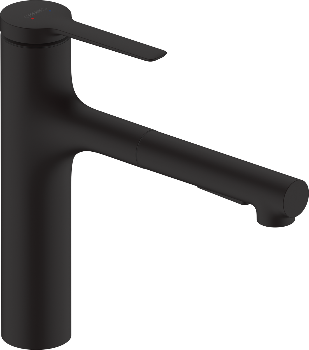HANSGROHE Zesis M33 Páková kuchyňská baterie 160, vytahovací sprška, 2jet #74801670 - matná černá