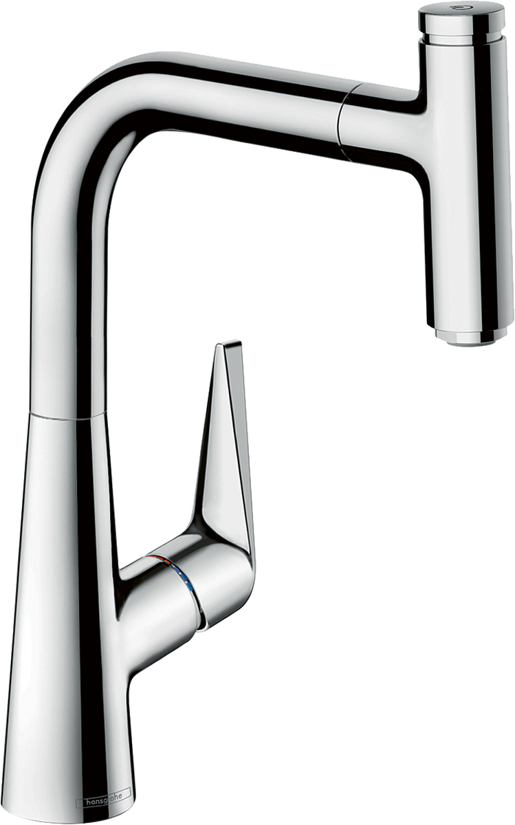 HANSGROHE Talis Select M51 Páková kuchyňská baterie 220, vytahovací výtok, 1jet #72822000 - chrom