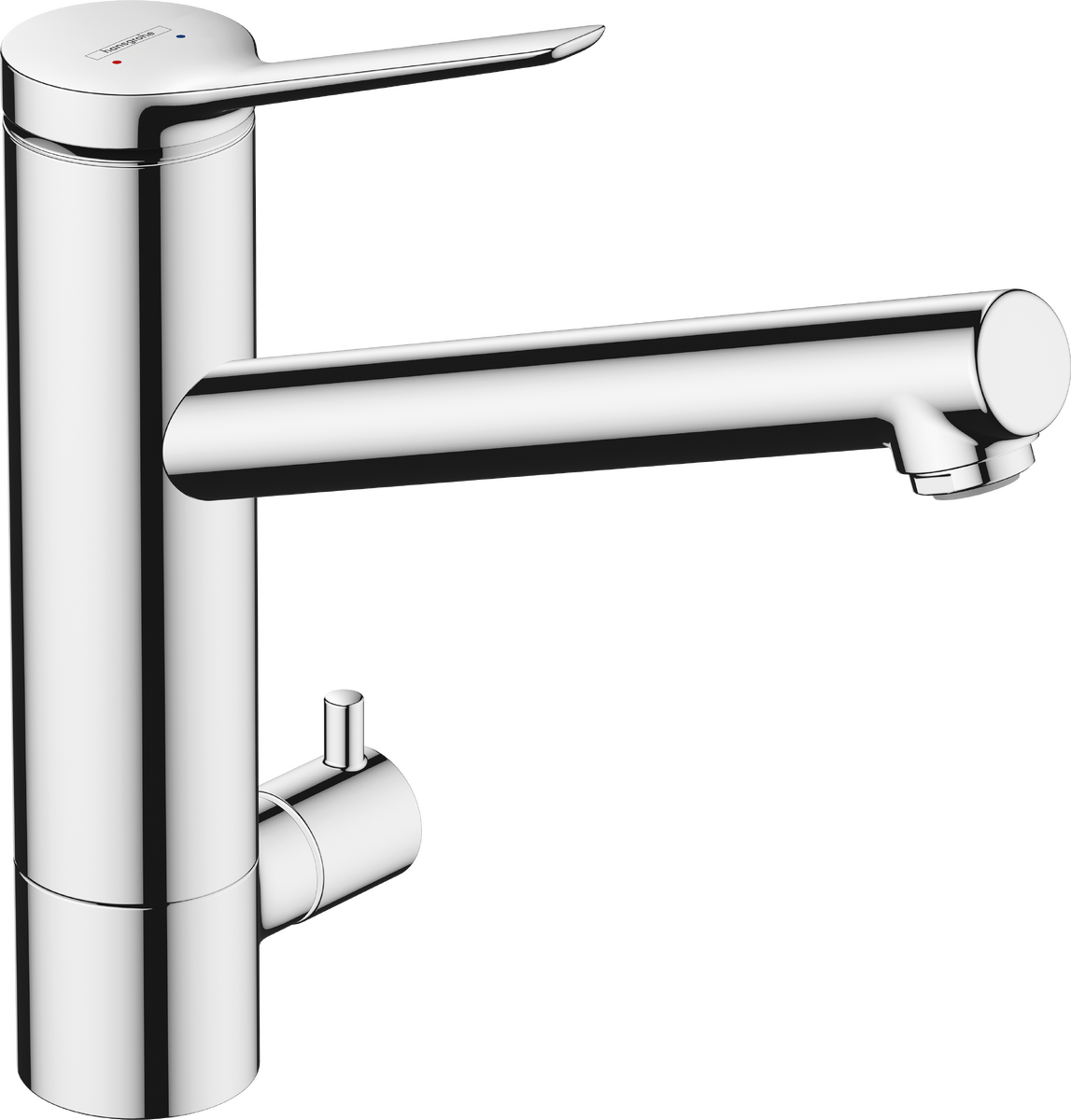 HANSGROHE Zesis M33 Páková kuchyňská baterie 200, uzavírací ventil pro spotřebič, CoolStart, 1jet #74807000 - chrom