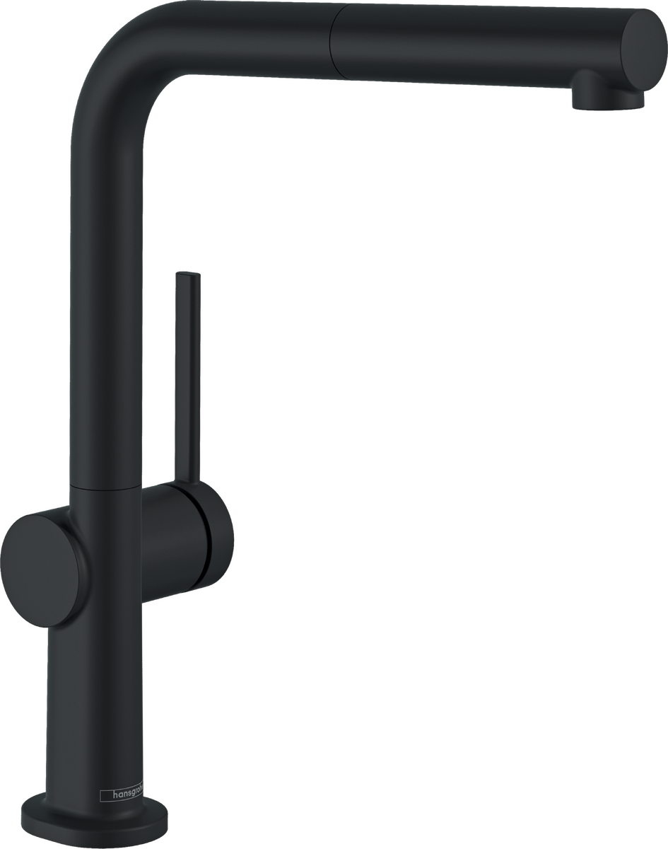 HANSGROHE Talis M54 Páková kuchyňská baterie 270, vytahovací výtok, 1jet #72808670 - matná černá