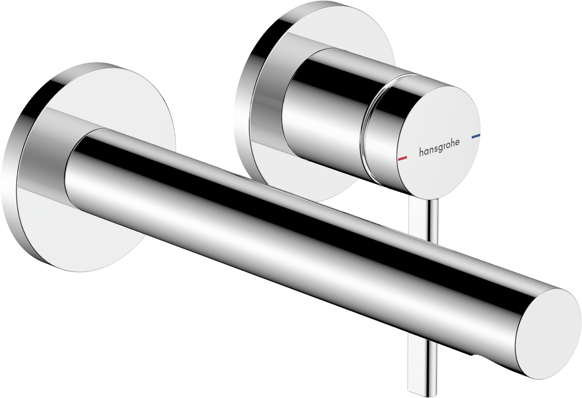 HANSGROHE Zesis S Páková umyvadlová baterie pod omítku, montáž na stěnu, s výtokem 19,4 cm #74750000 - chrom
