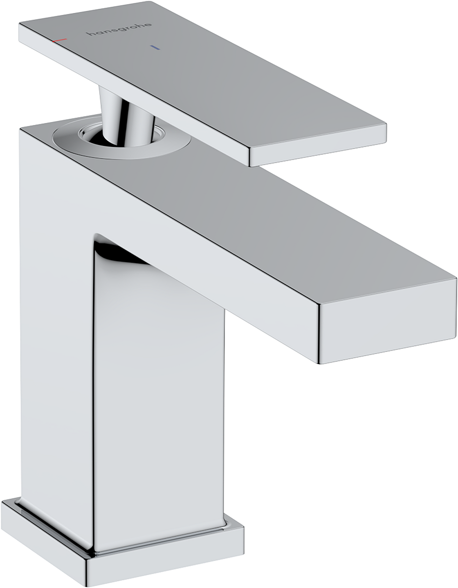 HANSGROHE Tecturis E Páková umyvadlová baterie 80 CoolStart EcoSmart+ bez odtokové soupravy #73001000 - chrom
