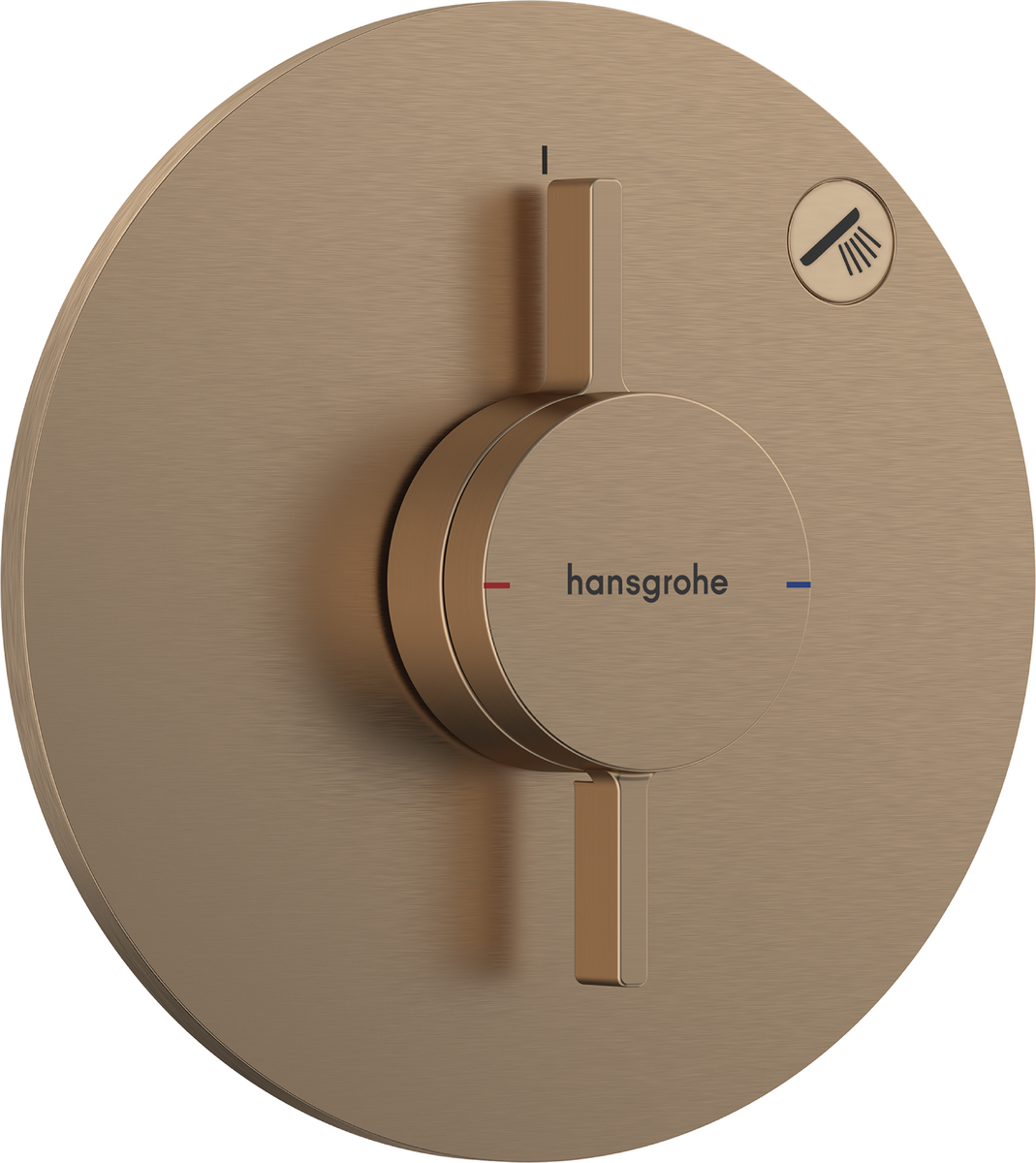 HANSGROHE DuoTurn S Baterie pod omítku pro 1 spotřebič #75618140 - kartáčovaný bronz