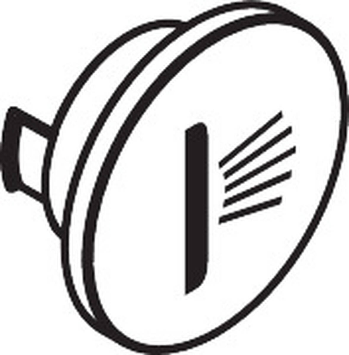 HANSGROHE Symbol boční sprchy #93334300 - Leštěné červené zlato