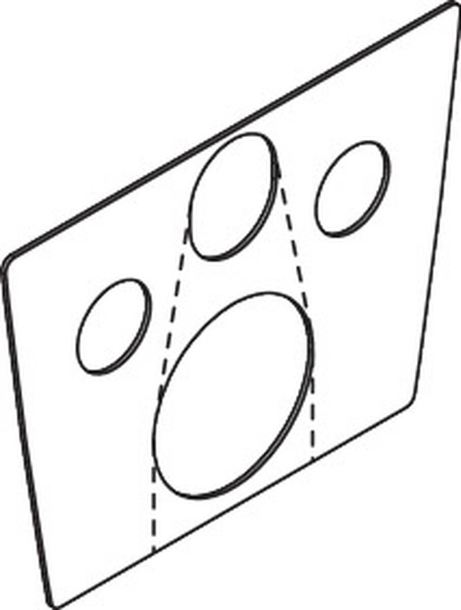 HANSGROHE zvukově izolační rohož #94867000