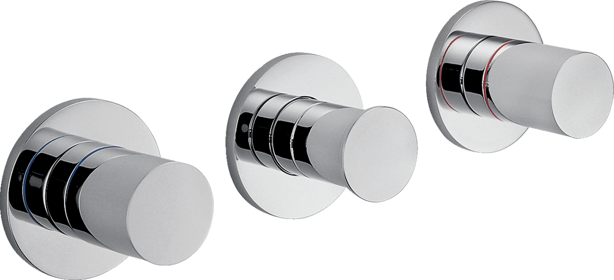 HANSGROHE AXOR Starck 2-ručka podomítkové vanové baterie pro montáž na stěnu #10423000