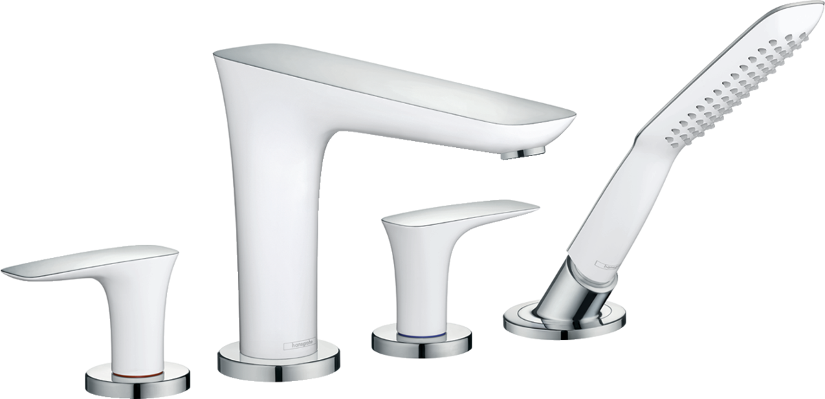 HANSGROHE PuraVida 4-otvorová baterie na okraj vany #15446000