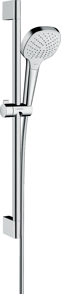 HANSGROHE Croma Select E Sprchová sada Vario se sprchovou tyčí 65 cm #26582400 - bílá/chrom