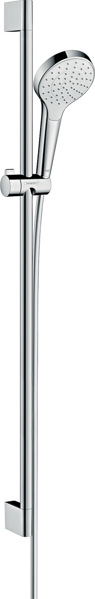 HANSGROHE Croma Select S Sprchová sada 1jet se sprchovou tyčí 90 cm #26574400 - bílá/chrom