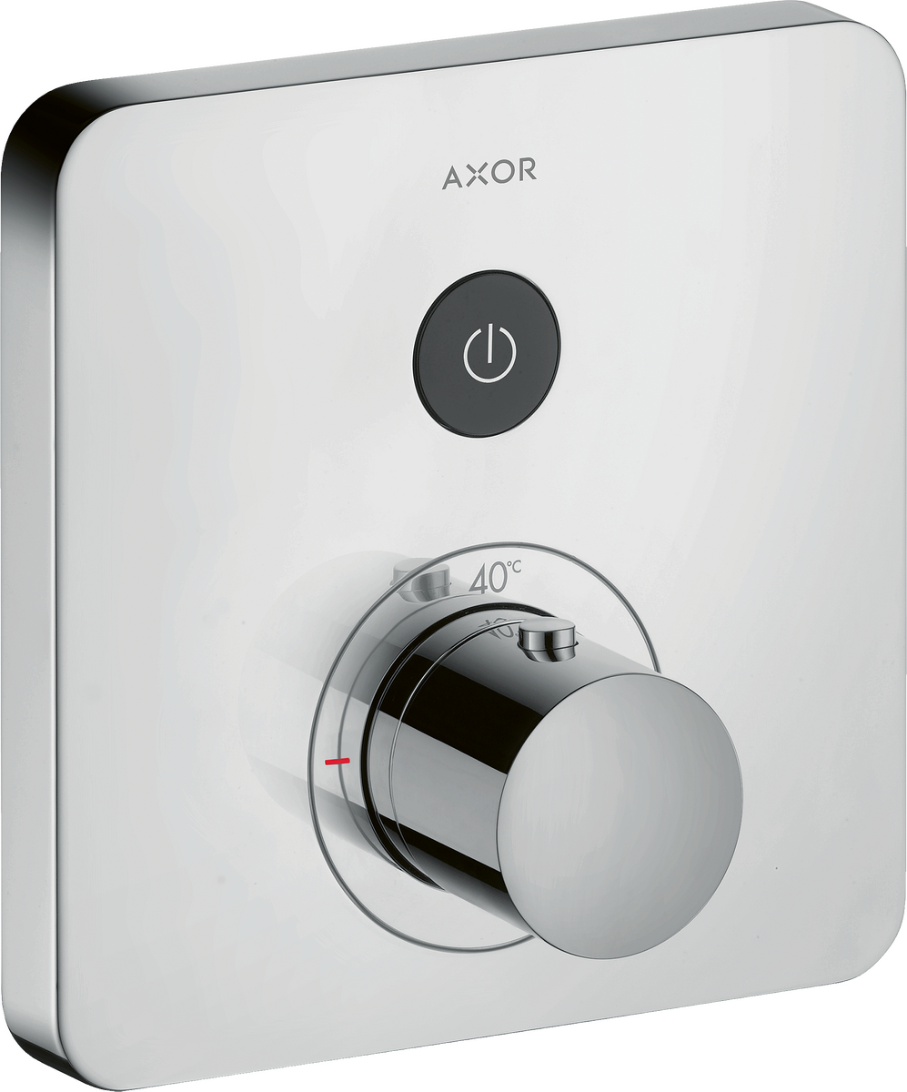 HANSGROHE AXOR ShowerSelect Termostat s podomítkovou instalací, softsquare, pro 1 spotřebič #36705000 - chrom